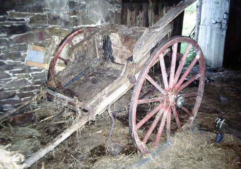 The original gig in the Aithsetter barn - Photos: Shetland Museum and Archives