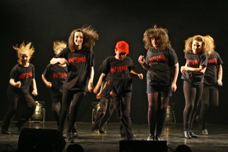 Street Dance Inferno, winners of Shetland's Got Talent 2012. Pic.Millgaet Media