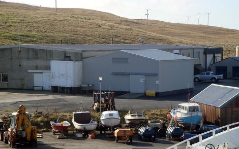 The Whalsay fish factory.