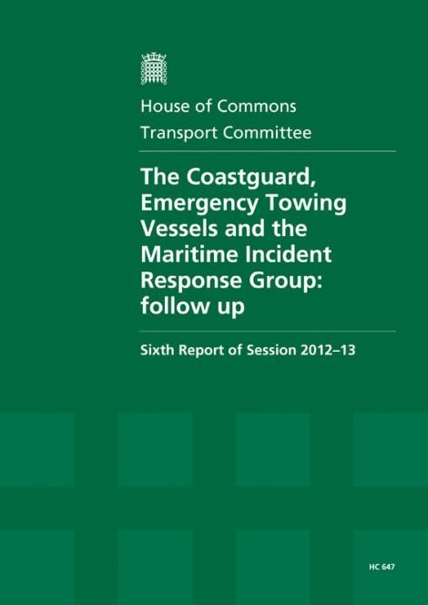 The transport select committee's follow up report.