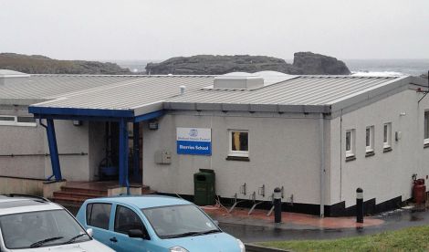 The tiny school on Skerries that teaches primary and secondary pupils.
