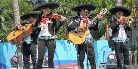 From London bringing the sound of Mexico with them are Mariachi Tequila