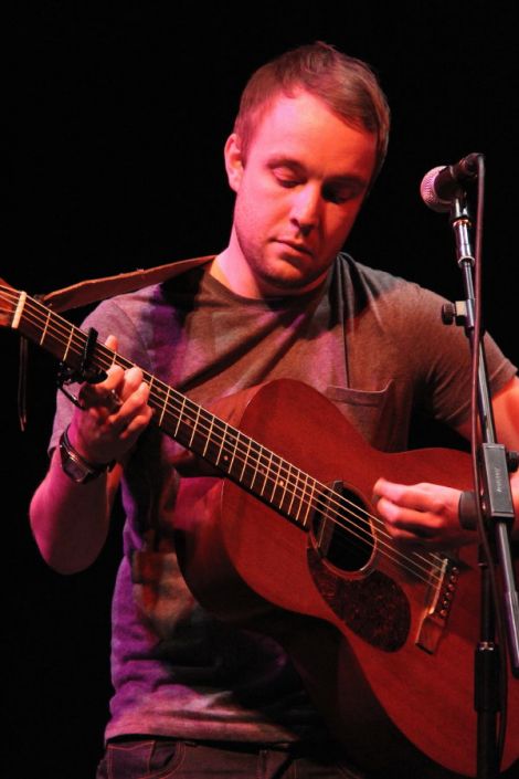 Singer songwriter Adam Guest at Mareel on Sunday night. Photo: Davie Gardner
