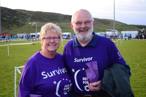 Cancer survivors Susan and Billy Stout, from Cunningsburgh - Photo: Mark Berry