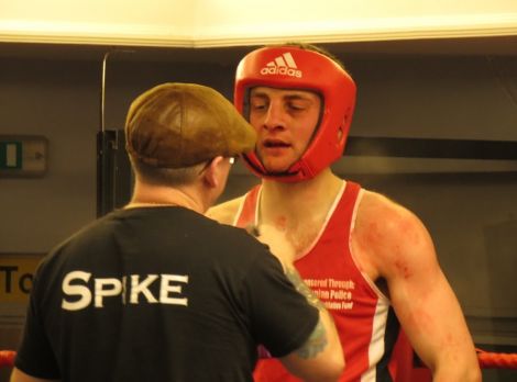 Stuart Irvine is pursuing his dream of becoming an amateur boxer.