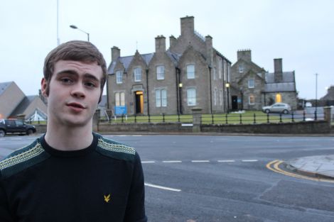 Music student William McCover, who started the online petition. Photo Shetnews