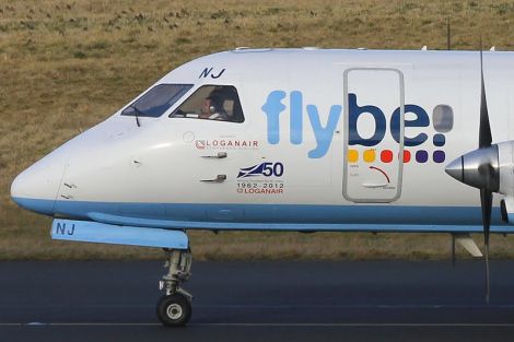 The man was arrested from Loganair/Flybe"s flight to Glasgow - Photo: ShetNews