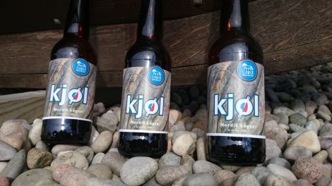 The new Kjol beer, developed by Lerwick Brewery in conjunction with the University of the Highlands and Islands.