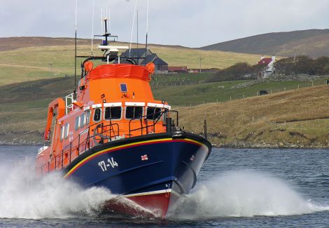 The  Severn class Aith lifeboat Charles Lidbury - ShetNews