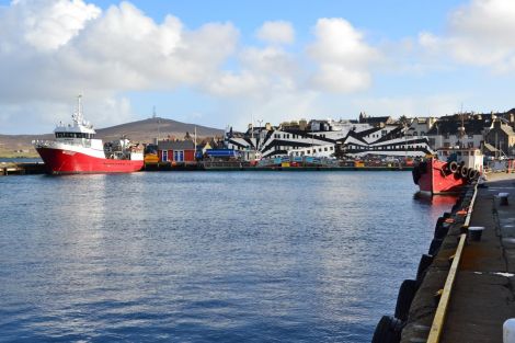 The accommodation barge has dominated the Lerwick waterfront for more than two years.