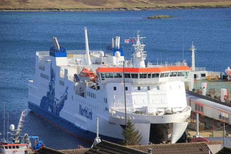 Holmsgarth ferry terminal where david Watt was arrested on Wednesday as he disembarked the ferry from Aberdeen. Photo Lerwick Port Authority
