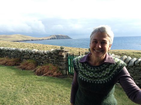 Shetland cookery writer Marian Armitage. Photo Elizabeth's Kitchen Diary