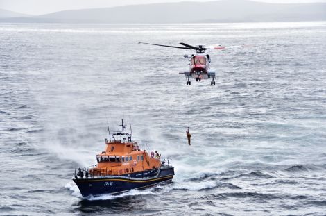 Passengers on the ferry Horsey could witness an exercise involving the lifeboat and the Coastguard helicopter - Photo: Mark Berry