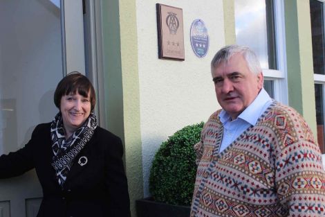 Scalloway Hotel owners Caroline and Peter Mackenzie - Photo: Hans J Marter/Shetland News