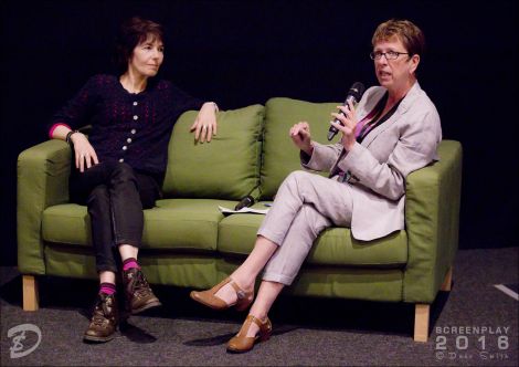 Director Kim Longinotto in conversation with Amnesty International UK director Kate Allen about Kim's film Dreamcatcher. Photo: Dale Smith