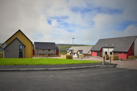 With 14 homes, the Wista scheme will provide much-needed housing for 38 people. Photo: Paul Leask / Hjaltland Housing Association.