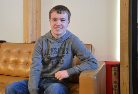 18 year old Regan Williamson has gone into business by launching Klueless Media. Photo: Shetland News/Neil Riddell