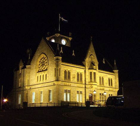 Lerwick Town Hall.