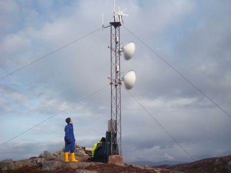 West Burrafirth was upgraded four years ago thanks to a combination of Shetland Broadband and Shetland Telecom, but many other remote areas are still grappling with unacceptably slow speeds. Photo: Shetland Broadband.