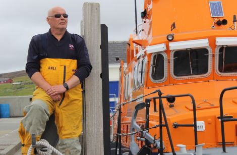 Aith lifeboat coxswain Hylton Henry is preparing to step down from his role after years at the helm. Photo: Hans J Marter/Shetland News