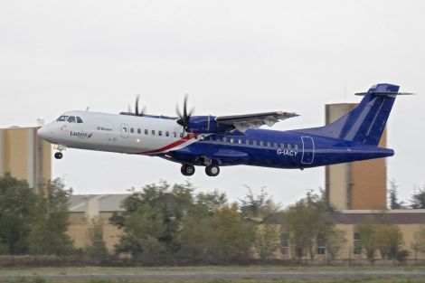 An ATR 72-600 in action for Eastern Airways.