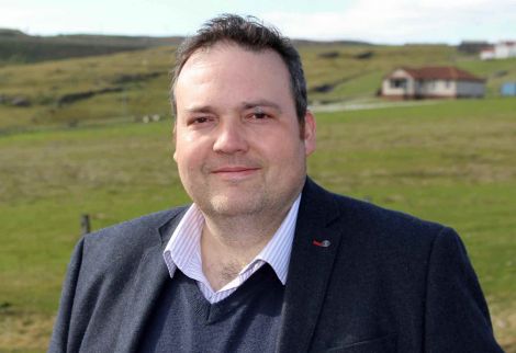 The Tories' Jamie Halcro Johnston isn't so sure about the draft budget. Photo: Shetland News
