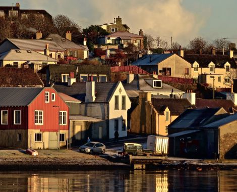 Scalloway photographed by Carina Newell.
