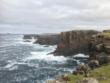 All-terrain wheelchairs would make it easier for people with disabilities to enjoy some of Shetland's wilder attractions, such as the cliffs at Eshaness. Photo: Shetland News/Neil Riddell.