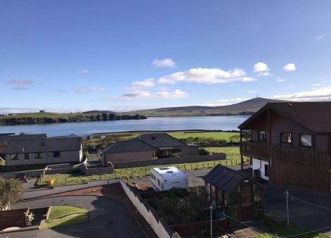 Breiview Guesthouse is overlooking the south entrance to Lerwick harbour.