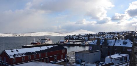 While there was some snowfall overnight, Shetland has largely avoided the worst of the snow storms that led to the Met Office issuing a red weather warning for parts of the Scottish mainland.
