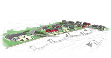 New houses will also be built at Gaet-A-Gott. Image courtesy of Visio Architecture.