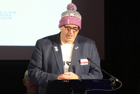 Amenity trust chief executive Mat Roberts sporting a fetching hat.