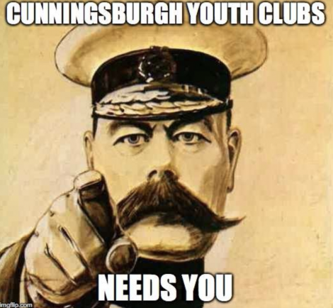 An appeal by Cunningsburgh Youth Clubs.