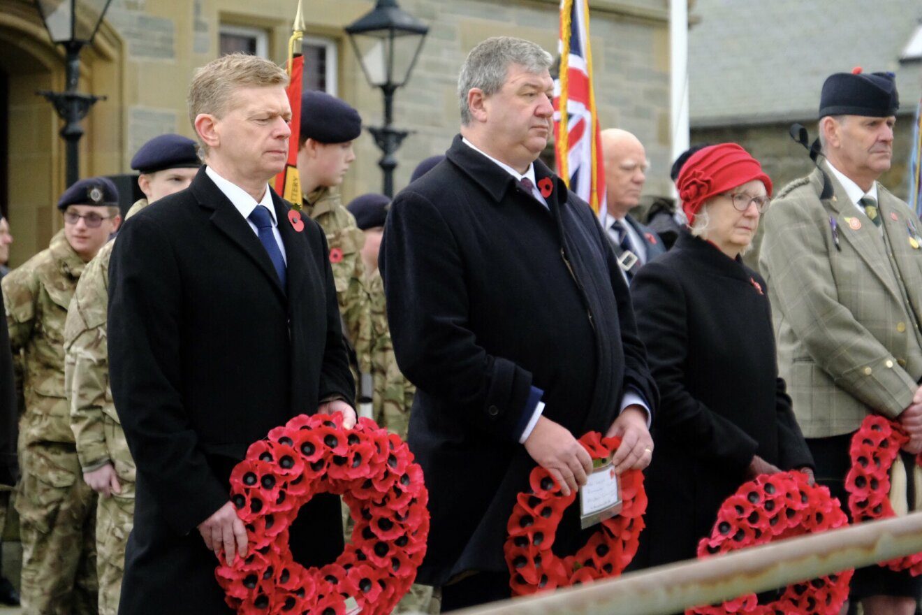 Wreaths laid on Remembrance Sunday