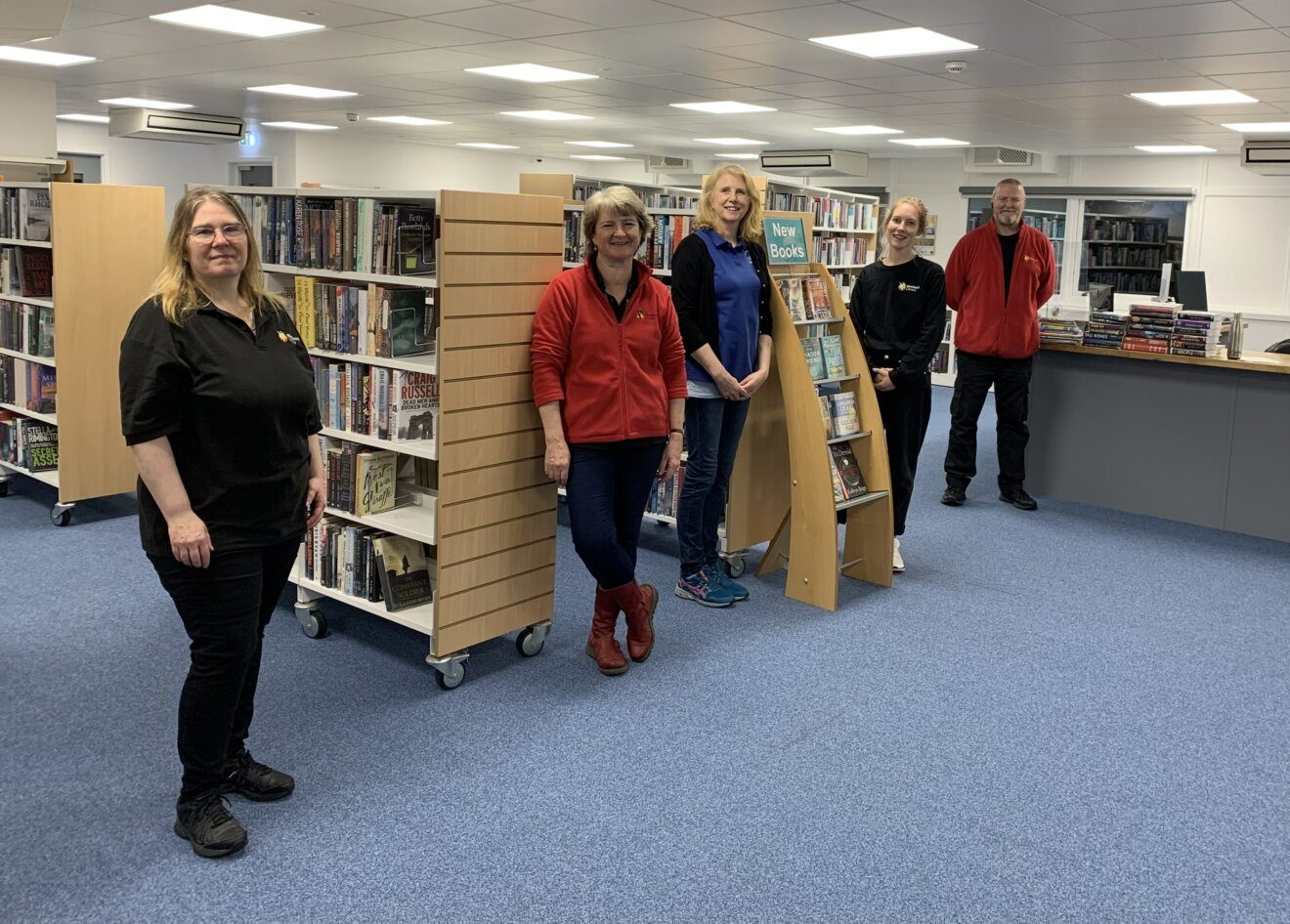 Books galore and a 'place to go': library prepares to open doors after big move