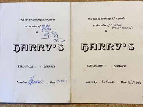 The two vouchers dated from 1987 and 1994.